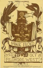 No. 230, image of pink floyd surrounded by illustration; yellow, brown