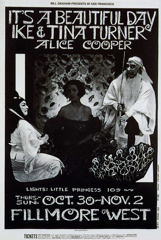 No. 198, various photographs, Ike and Tina Turner, Alice Cooper; black and white