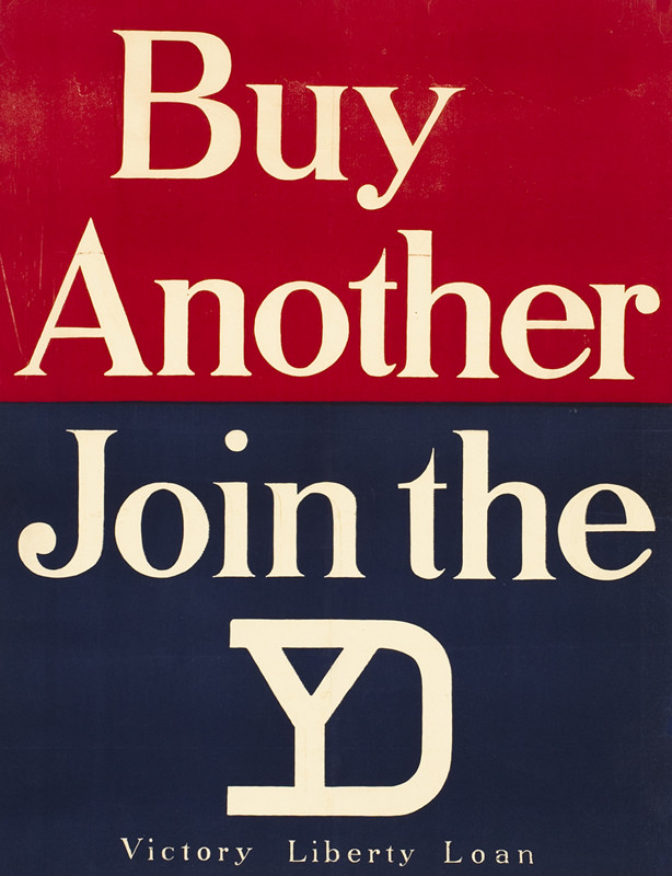 Text with emblem of Youth Defense; red, white, blue