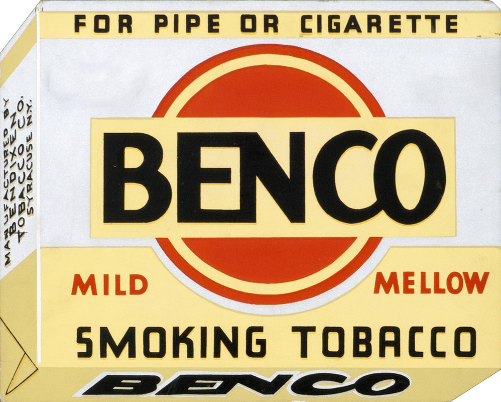 Box wrapping with logo; red, yellow, silver