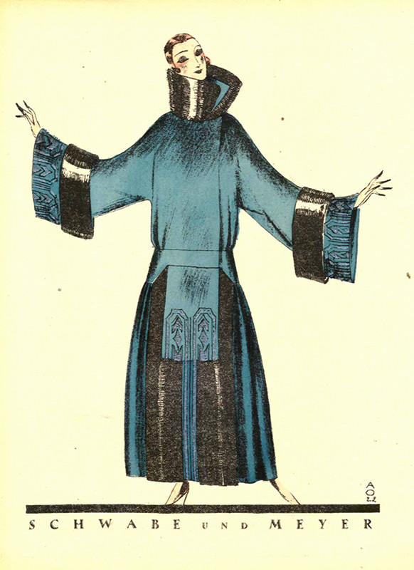 Woman in winter coat; teal