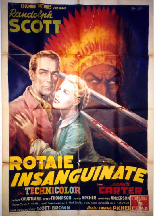 R SCOTT W/WOMAN, BLOOD ON TRACKS; YELLOW, ORANGE, BLUE, GREEN