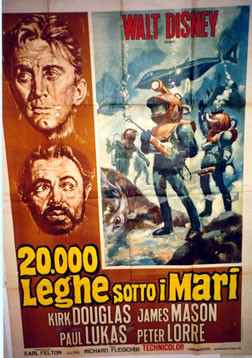 DIVERS UNDERWATER KIRK DOUGLAS, JAMES MASON