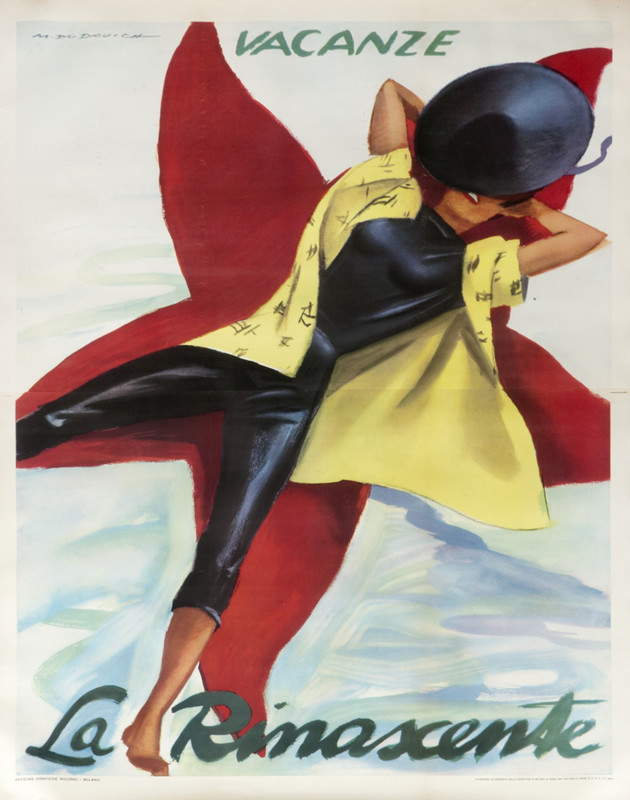 Woman on star shaped float; red, yellow, blue