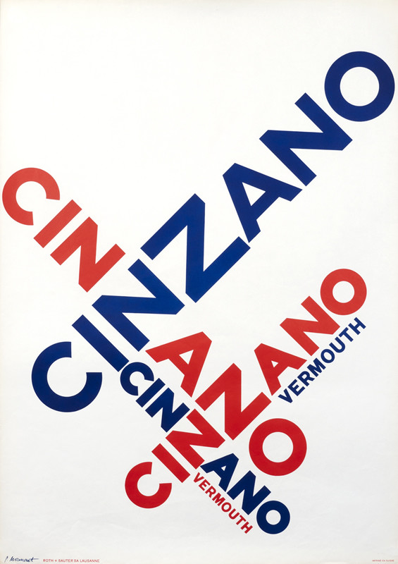 Red and blue intertwined text