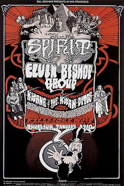 No. 265, Spirit, Elvin Bishop Group, Kwane and Kwanditos; black, red, white