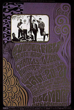 No. 46, image of band and deco design; purple, gray
