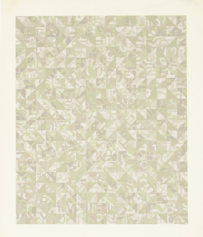 COLLAGE-TYPE; gray, white