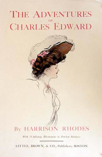 1890'S WOMAN PROFILE; BROWN, GRAY, B/W