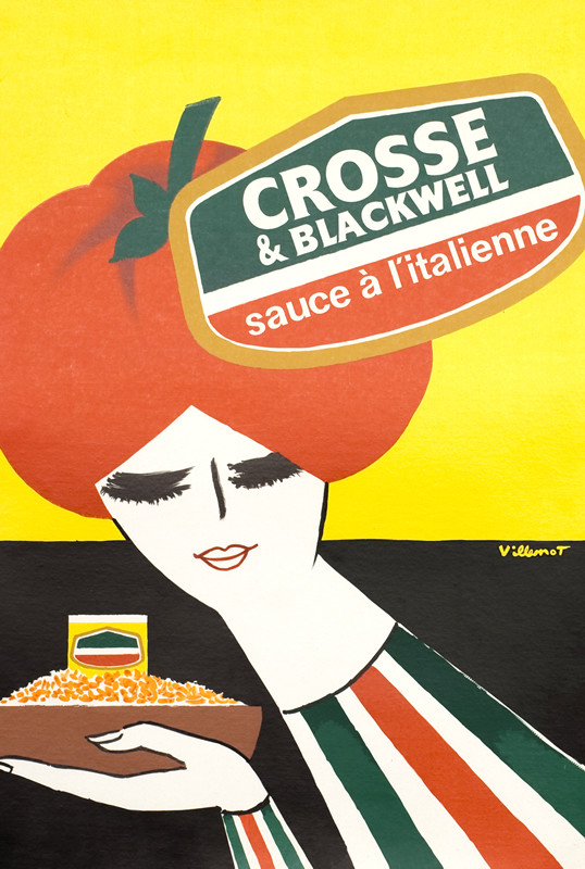 WOMAN WITH TOMATO HAT; RED, GREEN, BLACK, YELLOW