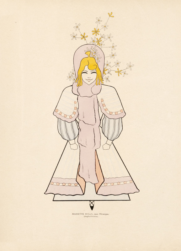 Caricature of an actress