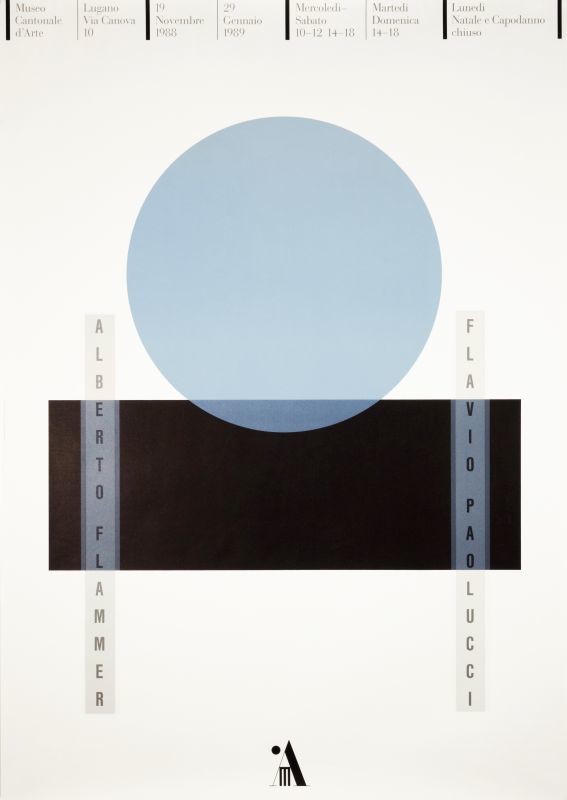 Pale blue dot on black rectangle; black, blue, white