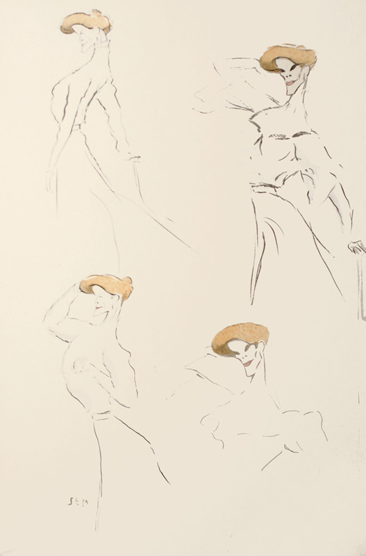 Four views of the entertainer