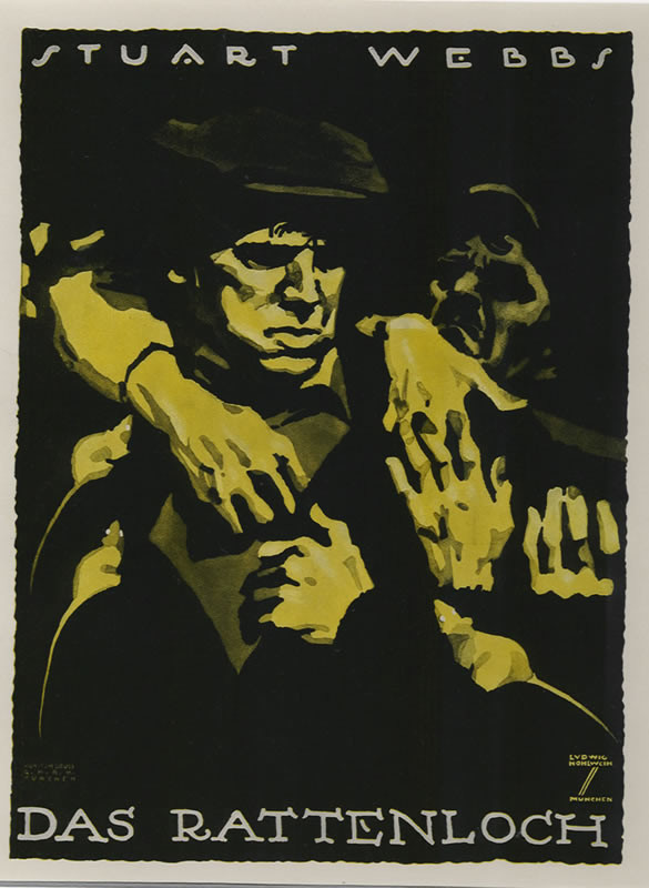 Men in a fight; black, yellow
